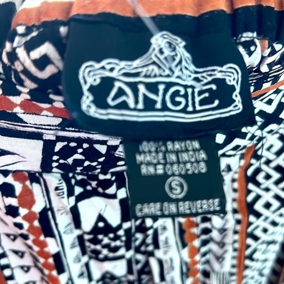 Angie Bohemian Rayon Joggers Boho Hippie Lightweight. Size S - Picture 7 of 11
